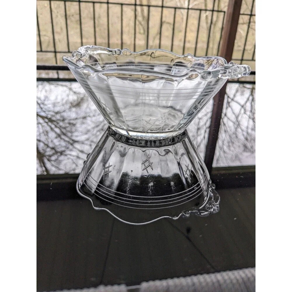 Vintage Clear Depression Glass 5